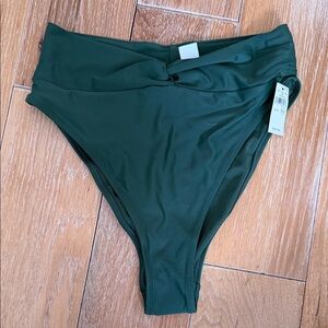 Aerie Dark Green Bikini Bottom